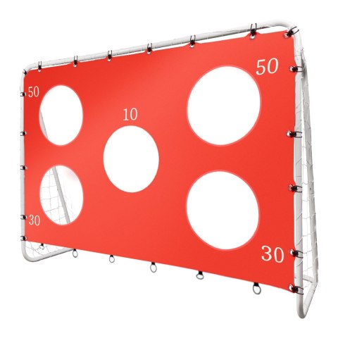 Bramka piłkarska do piłki nożnej dla dzieci treningowa 2w1 + mata celności 215 x 153 x 76 cm Bramka piłkarska do piłki nożnej dla dzieci treningowa 2w1 + mata celności 215 x 153 x 76 cm