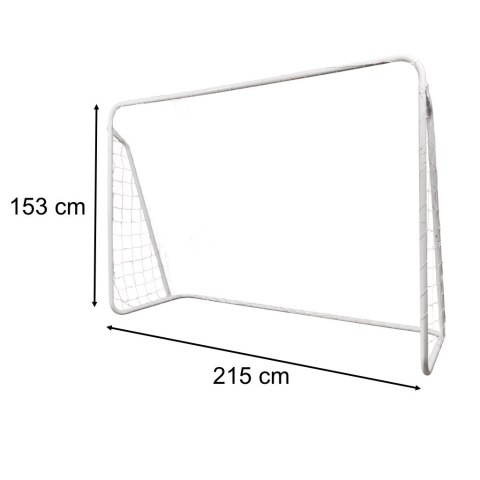 Bramka piłkarska do piłki nożnej dla dzieci treningowa 2w1 + mata celności 215 x 153 x 76 cm Bramka piłkarska do piłki nożnej dla dzieci treningowa 2w1 + mata celności 215 x 153 x 76 cm
