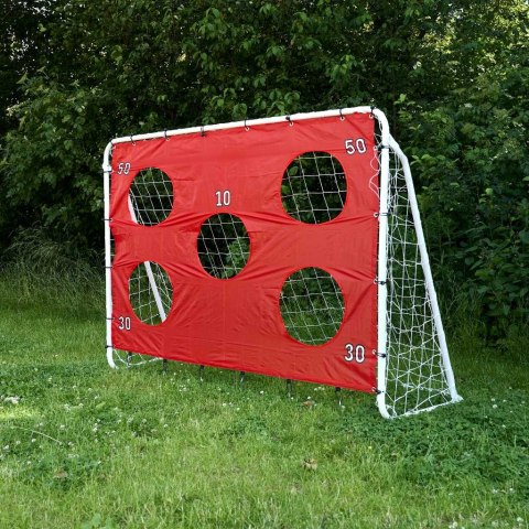 Bramka piłkarska do piłki nożnej dla dzieci treningowa 2w1 + mata celności 215 x 153 x 76 cm Bramka piłkarska do piłki nożnej dla dzieci treningowa 2w1 + mata celności 215 x 153 x 76 cm