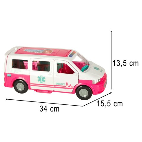 Karetka pogotowia ambulans mobilny szpital lalka akcesoria Karetka pogotowia ambulans mobilny szpital lalka akcesoria