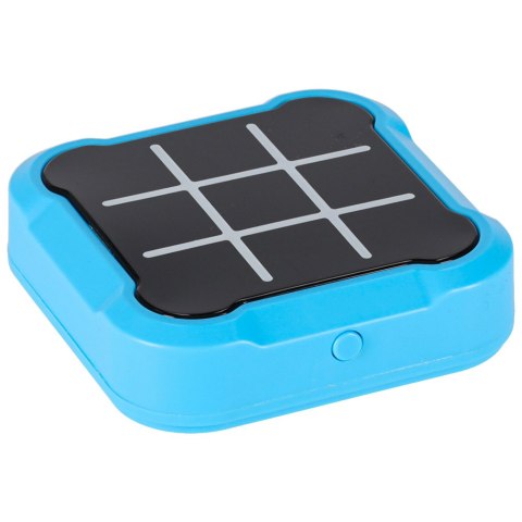 Kółko krzyżyk gra elektroniczna logiczna tic tac toe konsola przenośna niebieska Kółko krzyżyk gra elektroniczna logiczna tic tac toe konsola przenośna niebieska
