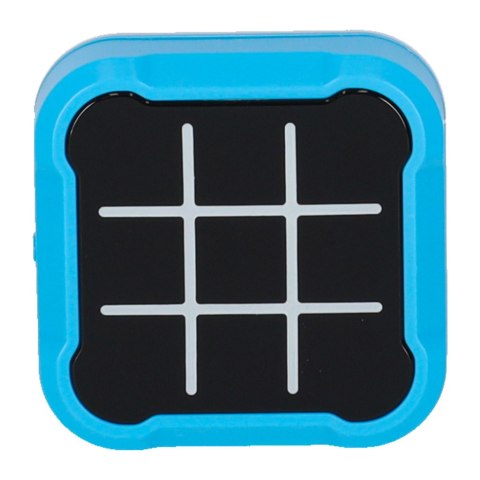 Kółko krzyżyk gra elektroniczna logiczna tic tac toe konsola przenośna niebieska Kółko krzyżyk gra elektroniczna logiczna tic tac toe konsola przenośna niebieska