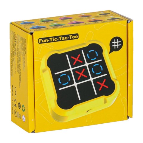 Kółko krzyżyk gra elektroniczna logiczna tic tac toe konsola przenośna niebieska Kółko krzyżyk gra elektroniczna logiczna tic tac toe konsola przenośna niebieska