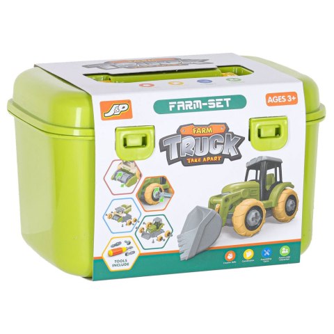 Gospodarstwo rolne farma traktor maszyny rolnicze zwierzęta zagroda owce + śrubokręt