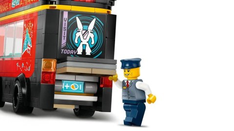 LEGO 60407 City Czerwony Piętrowy Autokar