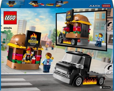 LEGO City Ciężarówka z burgerami Zestaw Klocki 60404