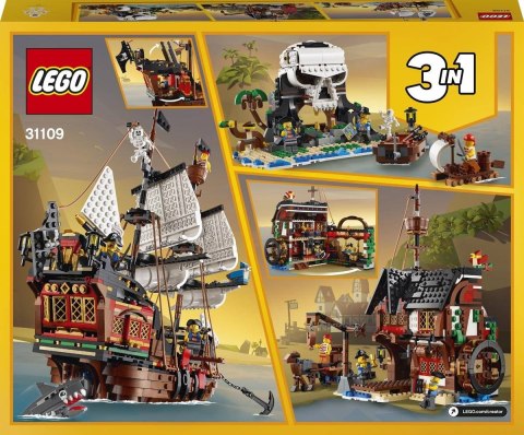 LEGO Creator Statek piracki 3w1 31109