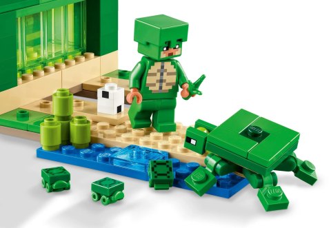 Lego Minecraft Domek na plaży żółwi 21254