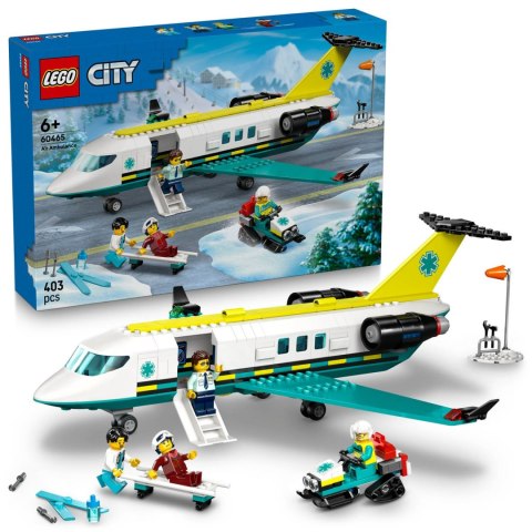 LEGO City Emergency Air Ambulance Airplane 60465