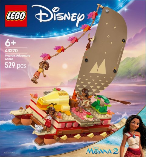 LEGO Disney Princess MoanaS Adventure Canoe 43270