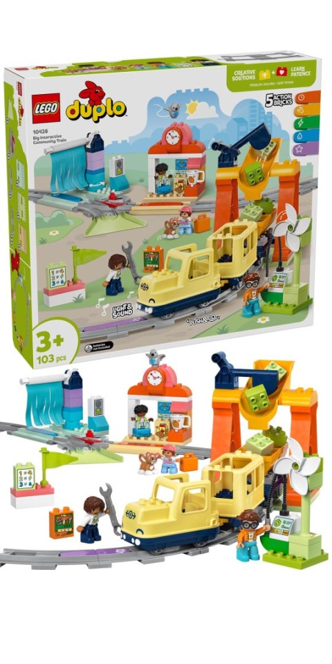 LEGO Duplo Town Big Interactive Community Train 10428