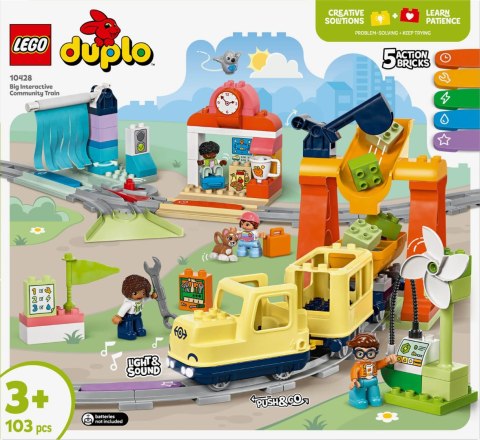 LEGO Duplo Town Big Interactive Community Train 10428
