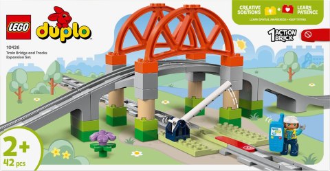 LEGO Duplo Town Train Bridge And Tracks Expansion Set 10426