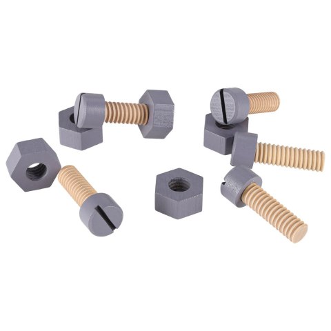 Warsztat z narzędziami drewniany na stoliku zestaw majsterkowicza