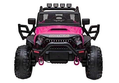 Auto na akumulator Jeep JC666 Różowy Lakierowany