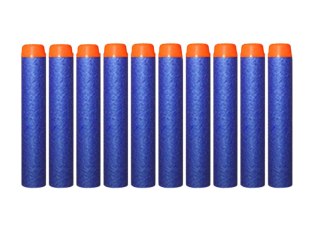 Miękkie Naboje Piankowe Do Pistoletów 10 Sztuk Niebieskie