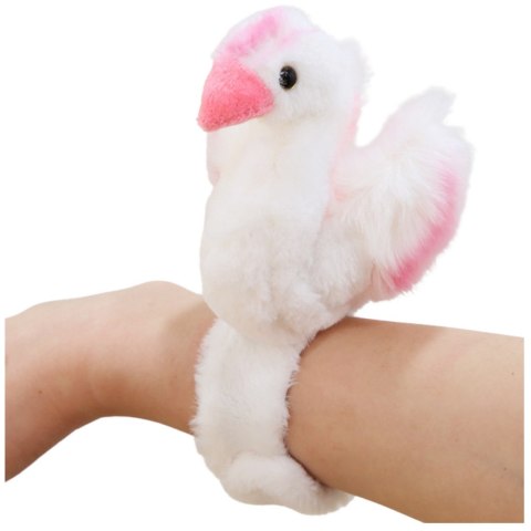 Pluszowa Maskotka Łabędź Opaska Bransoletka Na Rękę Biały