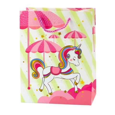 Torba Prezentowa Dla Dzieci Jednorożec Kolorowa 23 x 16 x 10 cm