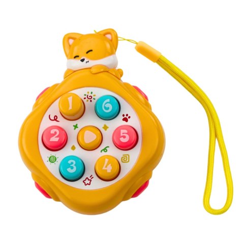 Mini Whack-A-Mole Gra Zręcznościowa Zwierzęta Liczby Kolorowe Mix