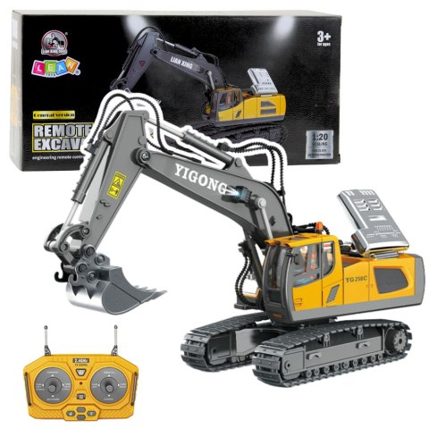 Koparka Gąsienicowa Zdalnie Sterowana RC 11-CH Żółta 1:20