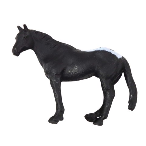 Zestaw Mini Figurki Konie Rasy Brązowy Czarny Szary 5-6cm 6szt