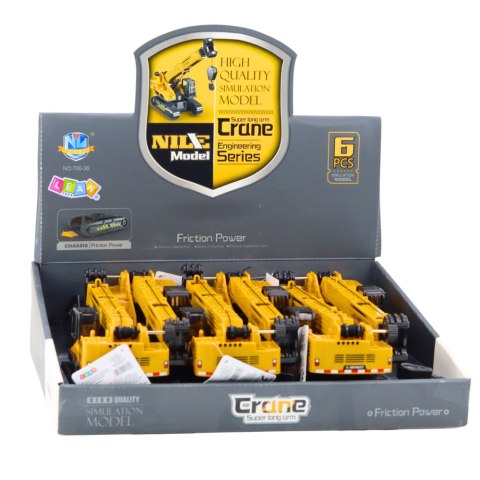 Dźwig Gąsienicowy Wysuwany Obracana Kabina 360° Żółty