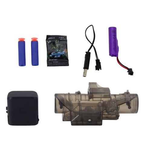 Elektryczny Pistolet na Kulki Wodne Strzałki Piankowe Czerwony