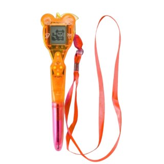 Gra Elektroniczna Z Długopisem 168w1 Smycz Różowo-Pomarańczowa