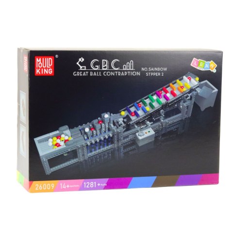 Klocki Konstrukcyjne Tor Na Kulki Z Silnikiem Elektrycznym 1281 el.