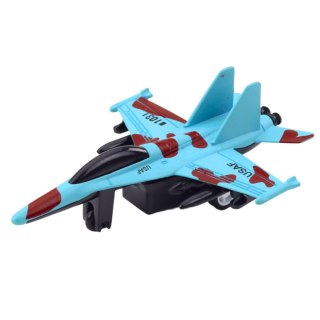 Myśliwiec Wojskowy Z Napędem Frykcyjnym Metalowy 11cm Mix