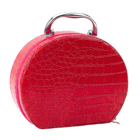 Zestaw Piękności Do Makijażu Paznokci W Kosmetyczce Czerwona