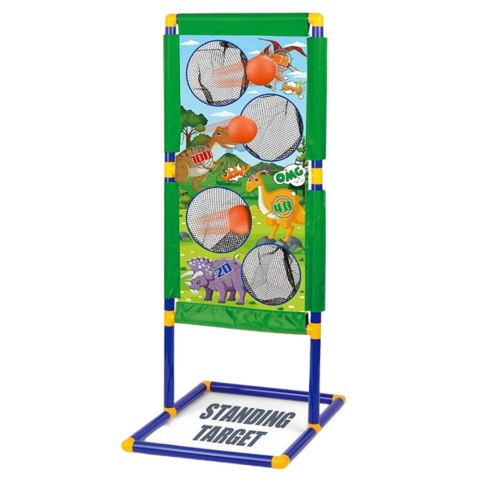 Zestaw Strzelecki Gra Rzut Do Celu Tarcza Pistolet Dinozaury