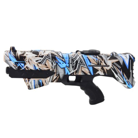 Karabin Na Wodę Elektryczny Automatyczny Graffiti Niebieski Zasięg 10m