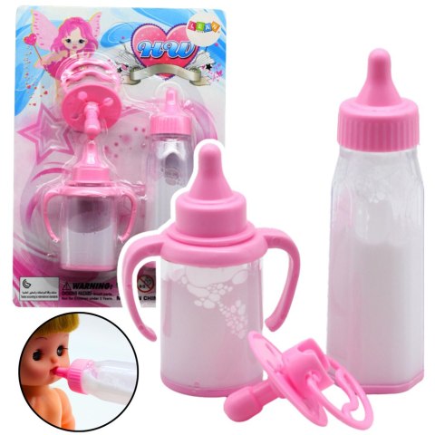 Zestaw Dla Niemowlaka Lalki Butelki Znikające Mleko Smoczek