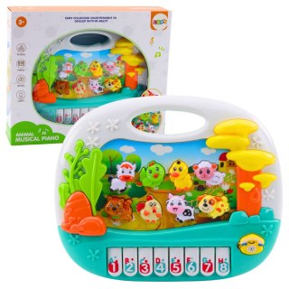 Pianinko Edukacyjne Interaktywne Dla Malucha Odgłosy Zwierząt