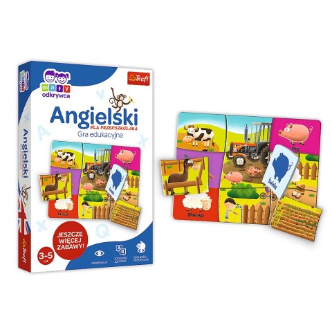 Gra dla dzieci Angielski dla przedszkolaka/Mały Odkrywca Trefl 01949