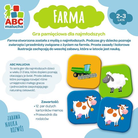 Gra edukacyjna dla dzieci Farma ABC Malucha Trefl 01944