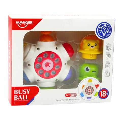 Interaktywna Zabawka Dla Malucha UFO Z Lwem i Krokodylem