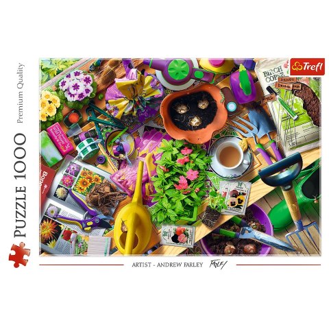 Puzzle - 1000 - Porządki w ogrodzie - Trefl 10927