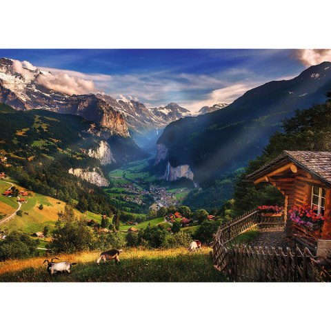 Puzzle - 1000 Premium Plus - Photo Odyssey: Lauterbrunnen - Trefl 10821