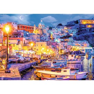 Puzzle - 1000 - Wyspa Procida nocą - Włochy - Trefl 10794