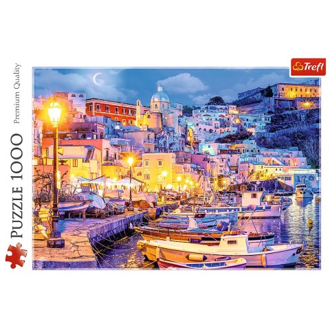 Puzzle - 1000 - Wyspa Procida nocą - Włochy - Trefl 10794