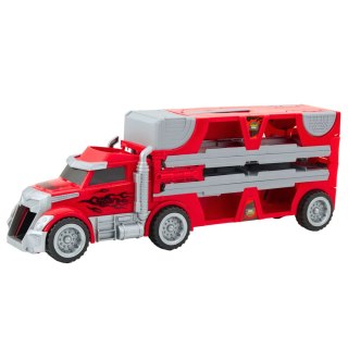 Zestaw Ciężarówka Rozkładana Z Torem Wyścigowym 6 Autek