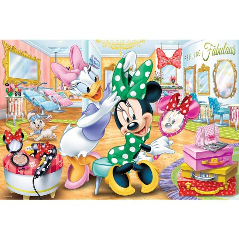 Puzzle - 100 - Minnie w salonie kosmetycznym - Disney Minnie - Trefl 16387