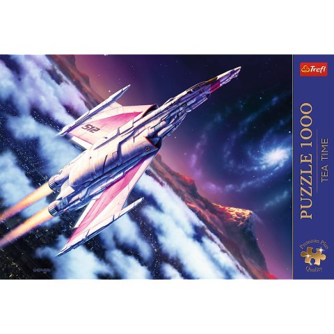 Puzzle - 1000 Premium Plus - Tea Time: Lot w kosmos - Trefl 12075