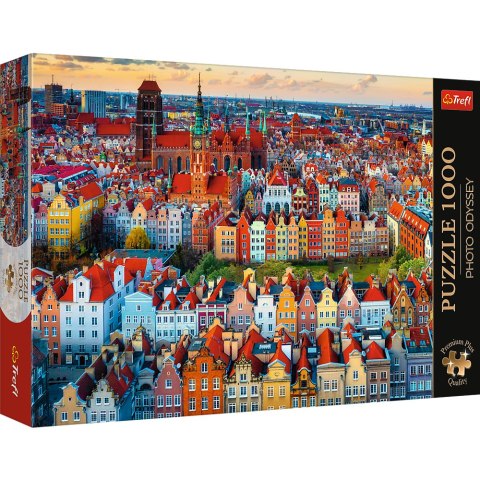 Puzzle - 1000 Premium Plus - Widok na Gdańsk - Polska - Trefl 10856