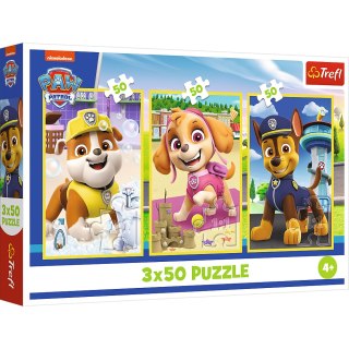 Puzzle - 3x50 - Nasze pieski - Psi Patrol - Trefl 34878