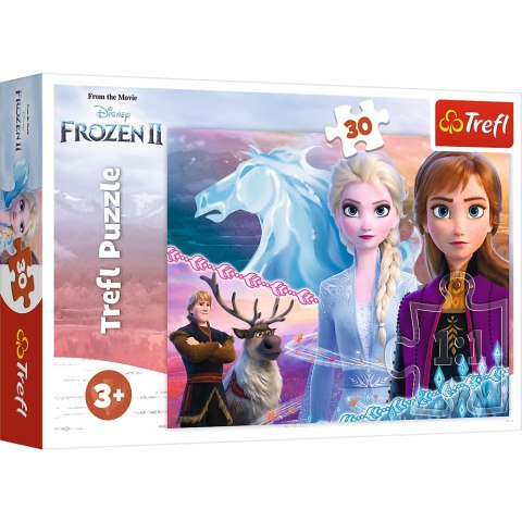 Puzzle - 30 - Odwaga sióstr - Disney Kraina Lodu II - Trefl 18253