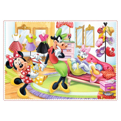 Puzzle - 4w1 (12, 15, 20, 24) - Minnie z przyjaciółmi - Disney Minnie - Trefl 34355