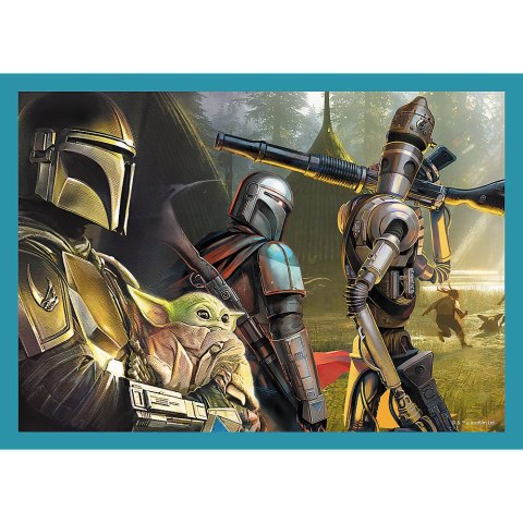 Puzzle - 4w1 (35, 48, 54, 70) - Mandalorian - Star Wars - Trefl 34397